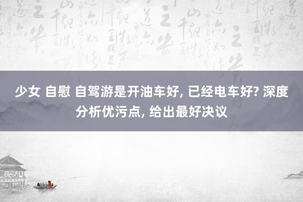 少女 自慰 自驾游是开油车好， 已经电车好? 深度分析优污点， 给出最好决议