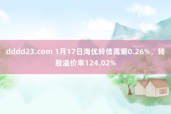 dddd23.com 1月17日海优转债高潮0.26%，转股溢价率124.02%