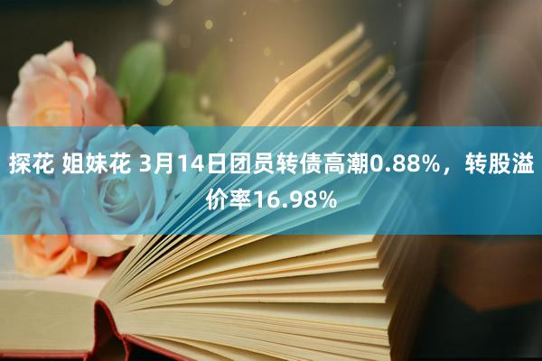 探花 姐妹花 3月14日团员转债高潮0.88%，转股溢价率16.98%