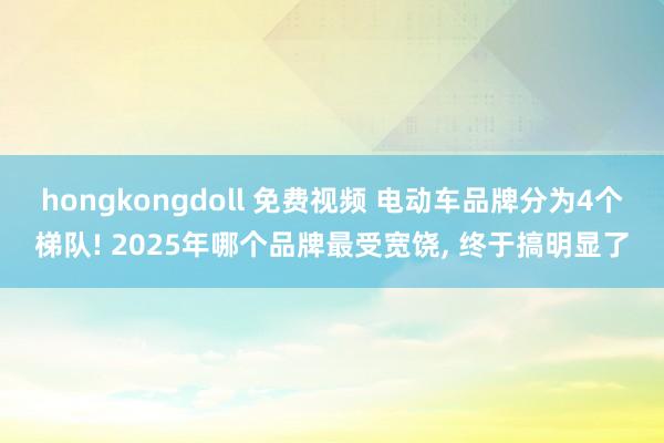 hongkongdoll 免费视频 电动车品牌分为4个梯队! 2025年哪个品牌最受宽饶， 终于搞明显了