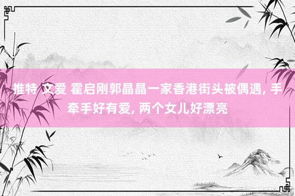 推特 文爱 霍启刚郭晶晶一家香港街头被偶遇， 手牵手好有爱， 两个女儿好漂亮