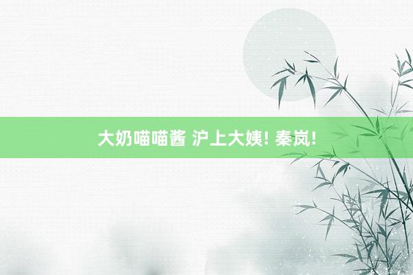 大奶喵喵酱 沪上大姨! 秦岚!